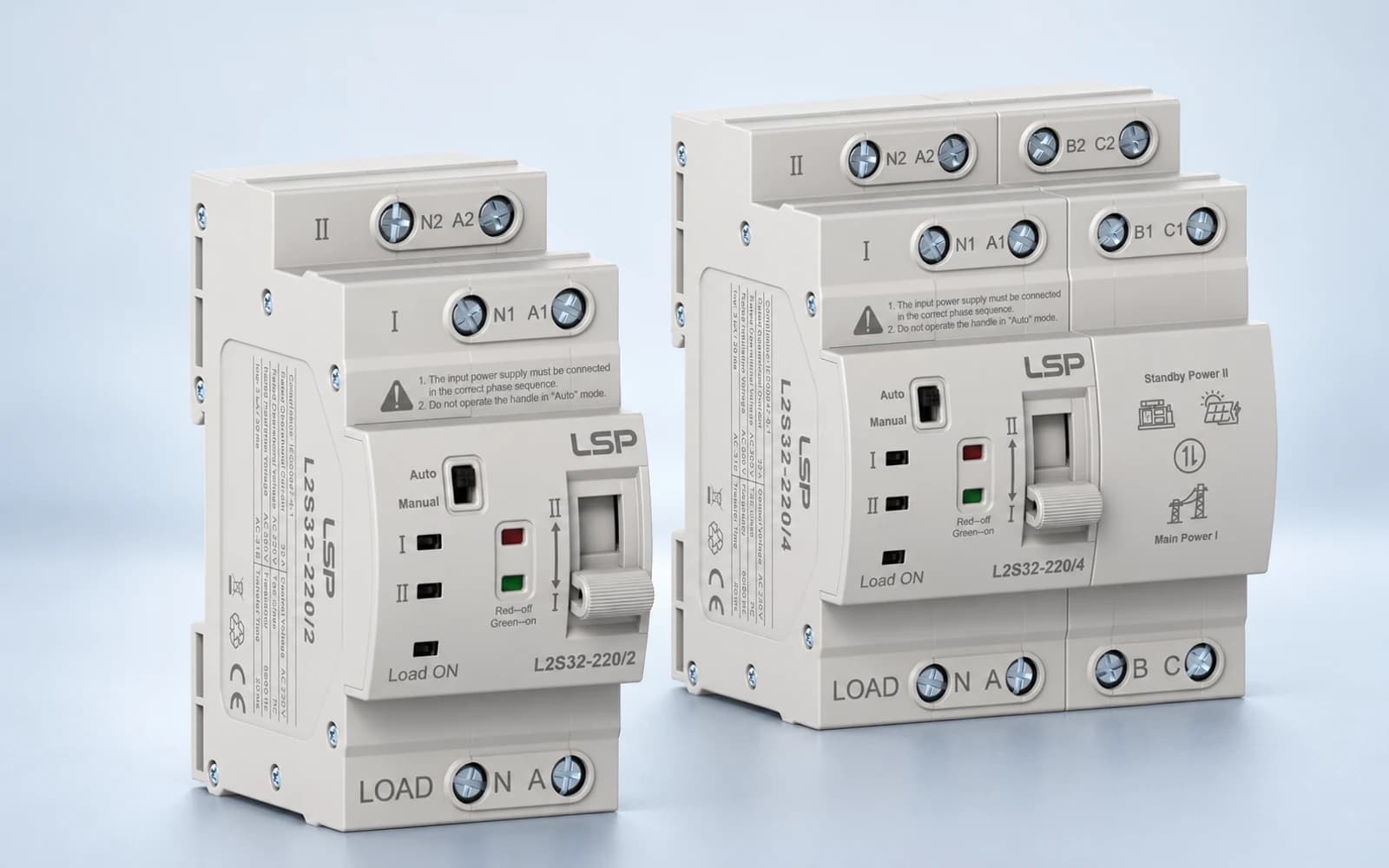 LSP L2S automatic transfer switch series