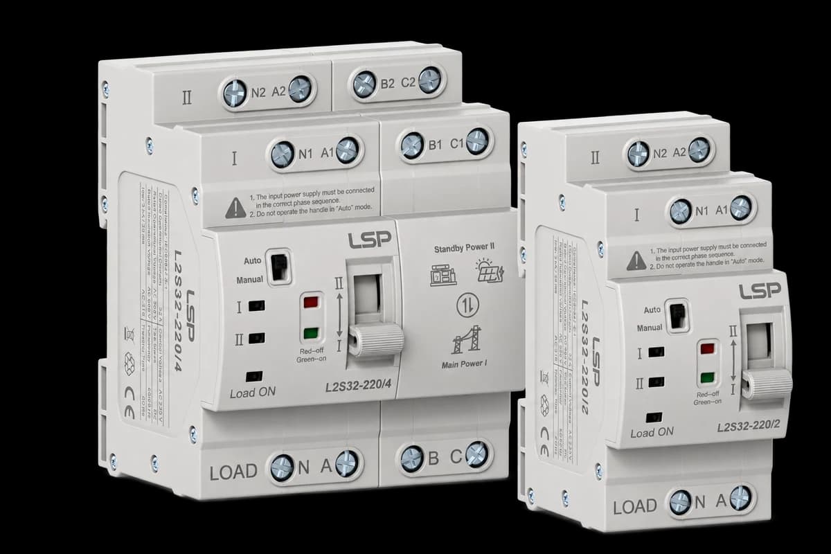 L2S Series automatic transfer switch family