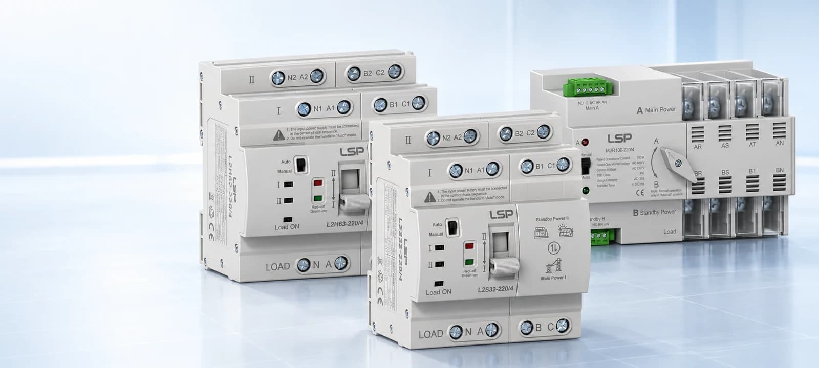 LSP automatic transfer switch product families